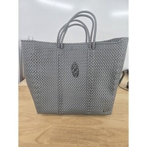Lola's Bag Medium Tote Silver